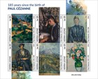 Paul C  zanne Paintings Art Mnh Stamps 2024 Sierra Leone M s   2 S s