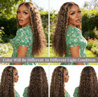 13x4 Water Wave Ombre 1b 30 200  Density Transparent Lace Wigs Human Hair