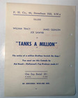 1950s Rare Original British Cinema Rental Flyer - Vivien Leigh  Conrad Veidt