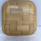 Vintage Florida Souvenir Retro Bamboo Serving Bowl