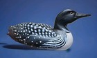 Hand-carved Hand Painted Wooden Loon Decoy 12 