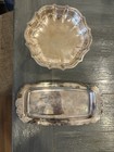 W m  Rodgers   Chipendale Silver Plated Dishes Lot Of 2