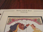 St  Vincent  1993 Disney Souvenir Sheet Mnh  see Description    Beauty And The  