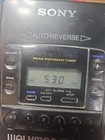 Vtg Sony Walkman Fm am  Wm-f2081 Cassette Player Tested Radio Clock Rare Works  