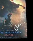 Matt Damon Signed Autographed The Odyssey Movie Poster 12x18 Actor Odysseus