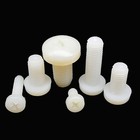 5 50pcs M2 To M10 White Nylon Plastic Cross Phillips Pan Round Head Screw Bolt