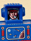 1960s Captain Astro 6 5  Wind-up Space Man Robot - Japan  working Per Video 