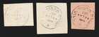 I-011731 Romania Jewish Getto Community Talmud Tora Tokens 25  25  50 Bani 1943