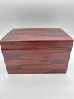 Antique Japanese Tea Box Chabako With Heigime Pattern Traditional Tea Ceremony