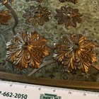 Vintage Set Of 15 Solid Brass  Bobeche Chandelier