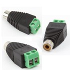 20pcs Male Female 2 1x5 5mm Dc Power Plug Jack Adapter Connector For Cctv