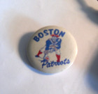 Vintage Boston Patriots  1- 3 4  Afl Football Pin Back Button Nfl 1960s 1970s