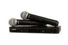 Shure Blx2 pg58 Handheld Wireless Transmitter With 2x Pg58 Vocal Mic Refurbished