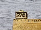 1980s Nos Team Case Farming Agricultural Tractor Farm Hat Lapel Pin Taiwan
