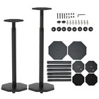 Pair Studio Monitor Bookshelf Universal Speaker Stand W adjustable Height 32-43 