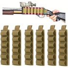6 Pack Tactical Hook   Loop Shotgun 6 Round Shotgun Shell Holder For 12 20 Gauge