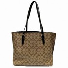 Coach Signature Pvc Leather Tote Bag - Duty Free