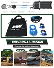 Offroad Recovery Kit  10 Ton Snatch Block  3   x8    Tree Strap  2x3 4    Shackles bag