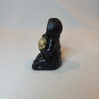 Emotional Support Grim Reaper Statue  Gothic Black Robe Mysterious Death Figure