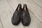 Ghbass Weejuns Mens Vintage Black Loafer Shoes 44 5 Size Uk 10 Us 10 5