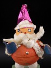 Vintage Christmas Putz Pixie Elf Gnome Santa Claus 6  Decoration Made In Japan