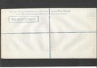 Gb Stationery 1878 Qv 2d Blue Registered Envelope Size K Scalloped Edge H b Rp5