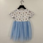 Cinderella Tutu Dress Kids Girls 5-6t Blue White Princess Fairy Tale Disney Cute