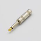 10pcs 1 4 Mono Ts Heavy Duty Male Audio Speaker Guitar Cable Connector Plug Jack
