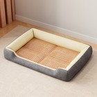 Pet Calming Bed Soft Warm Cat Dog Nest House Small Large Washable Mat