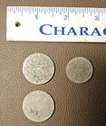 Lot Of 3 Antique Moroccan Coins - Two 1 Franc And One 50 Centimes