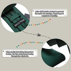 Dark Green Tie Sets For Men Silk Solid Necktie Stain Ties Handkerchief Pocket 