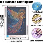 Starry Angel Diamond Painting Kit 5d 12 X 16 Inch Diy Art Craft