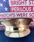 Wwii Vintage 1940s Nurses Brass Make Up Powder Compact Officers Cap Ashtray Rare