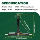 3 Point Hitch 2   Trailer Receiver Hitch Tow Drawbar Category 1 Tractor Adapter
