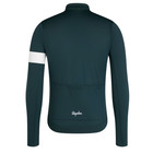 Rapha Men s Core Thermal Long Sleeve Jersey - Forest Green white - Medium