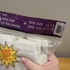 Payless Vintage Men s Tube Socks Crew Length 6 Pair Made In Usa Cotton Blend Nos