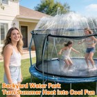 39ft Trampoline Sprinkler Kids Outdoor Water Toy