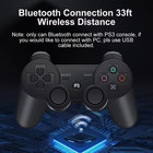 2x Black Wireless Bluetooth Video Game Controller Pad For Sony Ps3 Playstation 3
