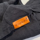 Wildbird Baby Carrier Sling Wrap Black Linen Blend Ring Sling Lightweight-4936