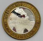 Silver Strike  Limited Edition  10 Gaming Token -comstock Hotel Casino Reno