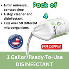 Pack Of 4    Disinfectant Cleaner 1 Gallon Jug Exp-2027 Fast Ship