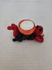 Halloween Votive Candle Holder Boy Dressed As Devil With Pumpkin 2002 Vtg