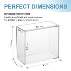 4 Pcs Etb Protector Case For Pokemon Acrylic Display Case For Elite Trainer Box