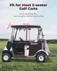 600d Golf Cart Cover Driving Enclosure Waterproof For Club Car Ezgo 2 Passenger