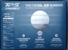 Brand New   12  Taylormade Tp5 Stripe Golf Balls  White  One Dozen 