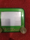 Etch A Sketch Pocket Rare Transparent Green Magic Screen Ohio Art Travel Toy Kid
