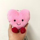 Jellycat Amuseables Colette Heart Macaron Plush Toy W  Tags   Dust Bag