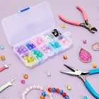 12 Pack Small Clear Storage Containers With Grid For Crafts  Jewelry  2 5 X 5 In