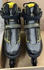 Roller Derby Aerio Men s Inline Skates Size 7 Black yellow No Brakes Open Box