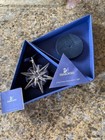 Swarovski Crystal 2005 Annual Christmas Ornament  Original Box New  2 Available